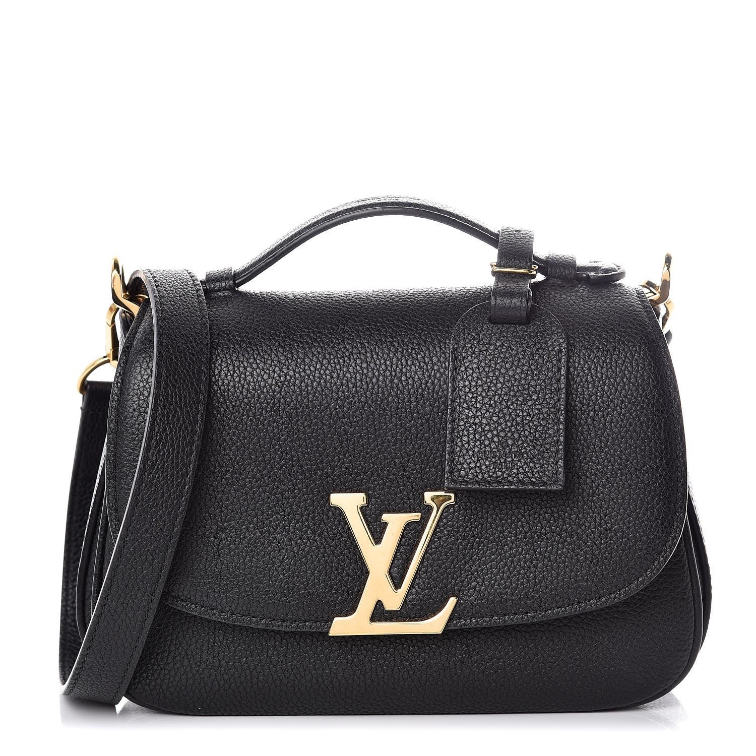 Louis Vuitton Grained Calfskin Vivienne NM Black 1 of 8
