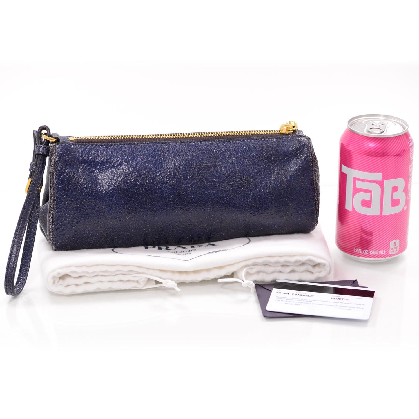 Craquele Wristlet Bleuette