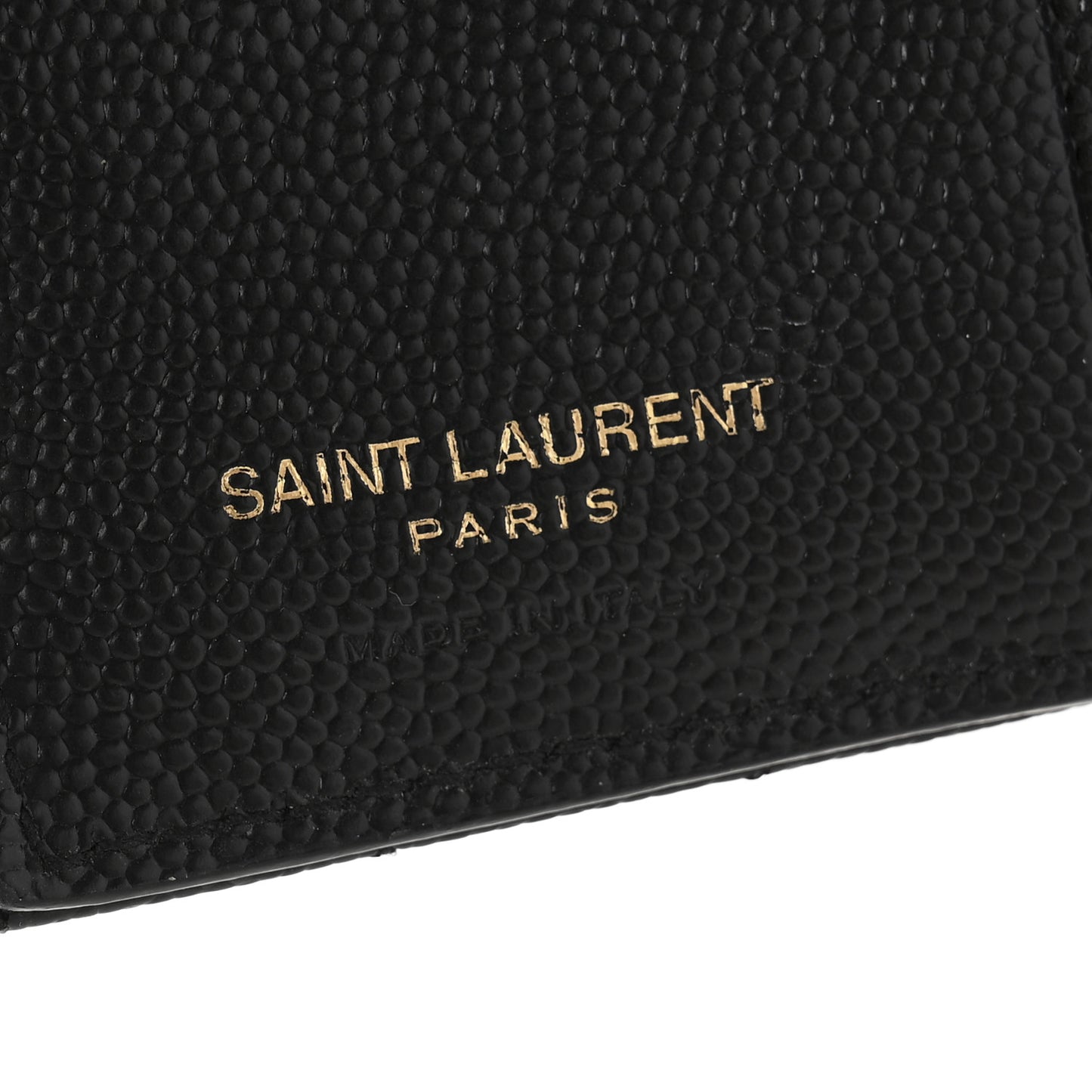 Grain De Poudre Matelasse Chevron Monogram Zipped Card Case Black