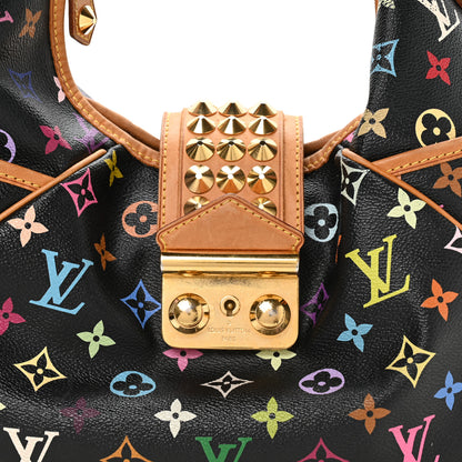 Louis Vuitton Monogram Multicolor Chrissie Black 8 of 10
