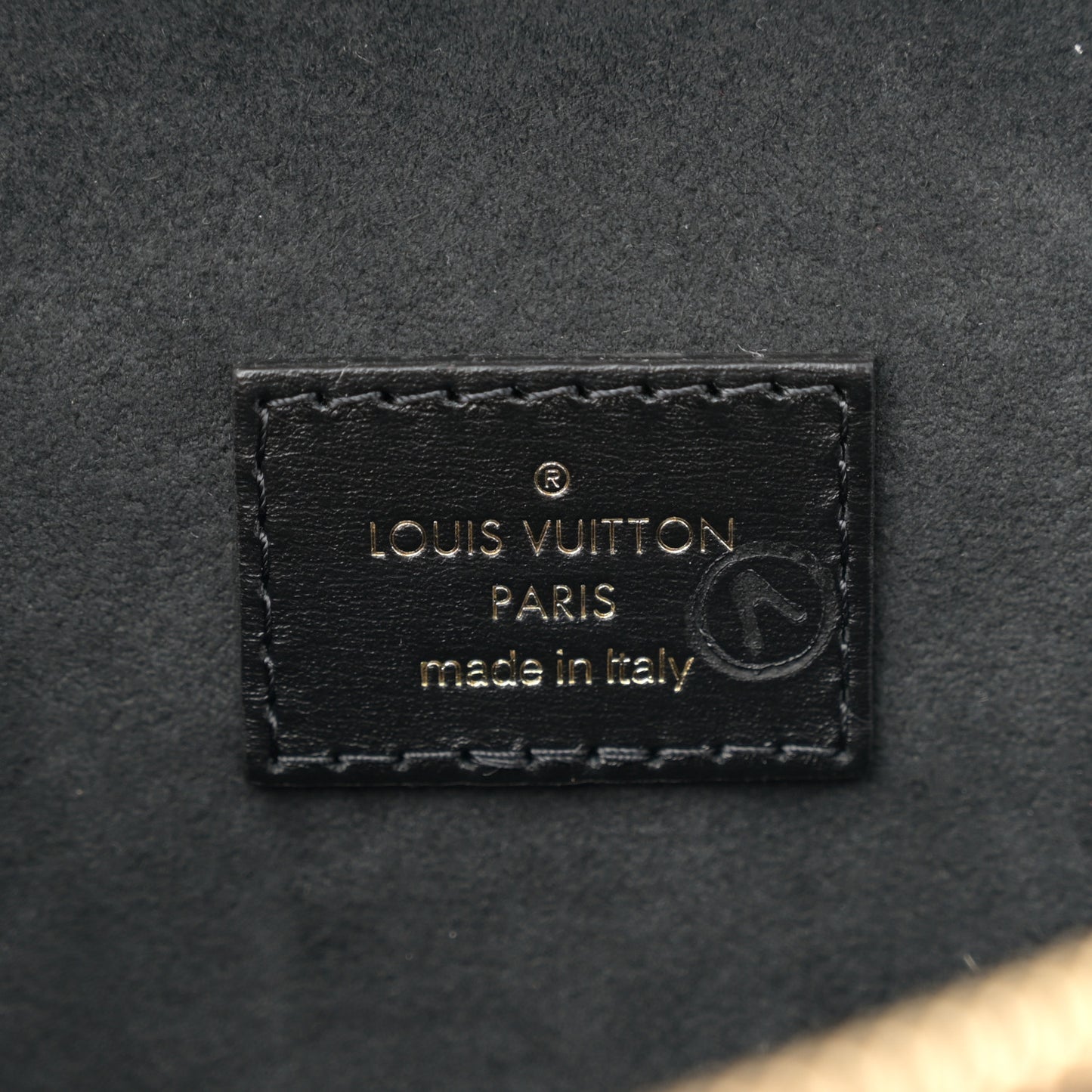 Reverse Monogram Vanity Chain Pouch