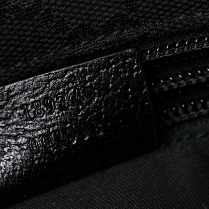 Gucci Monogram Web Small Flat Messenger Crossbody Black 7 of 15