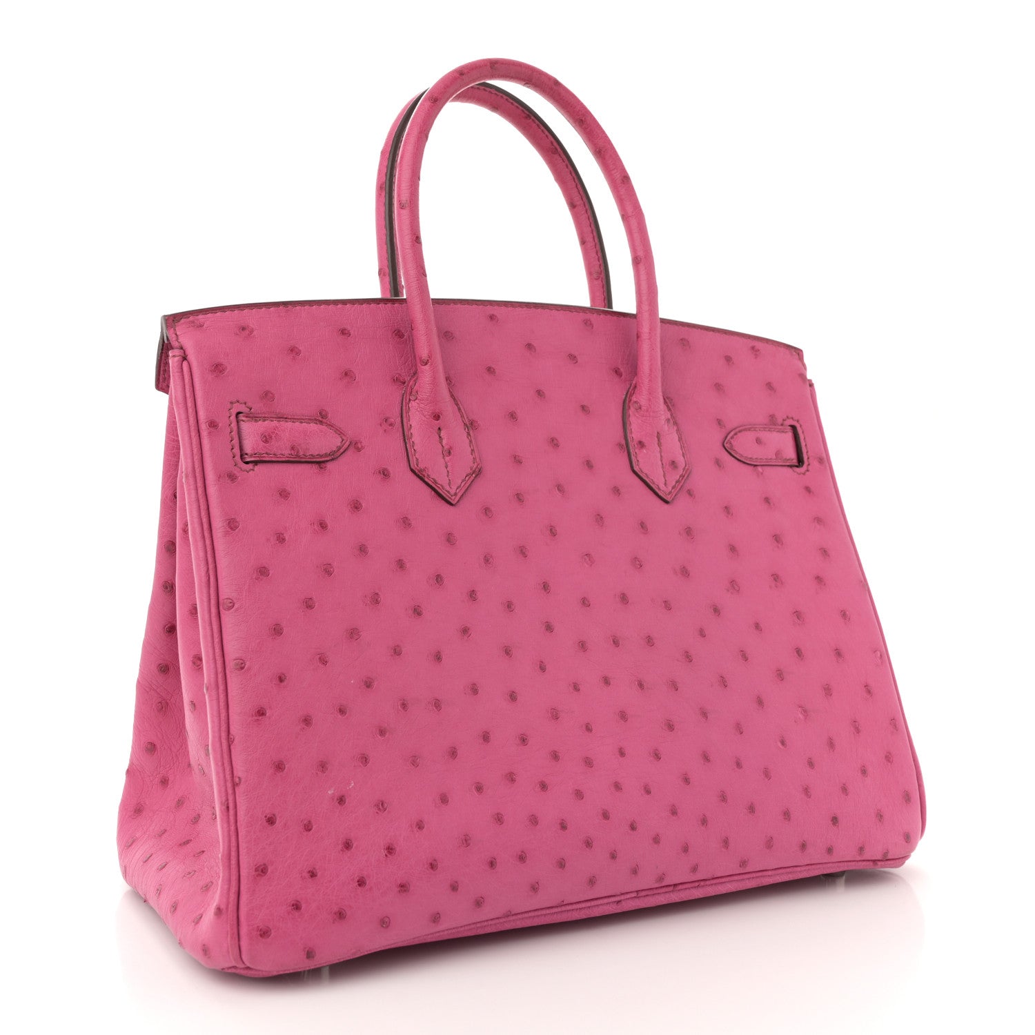 Hermes Ostrich Birkin 30 Fuchsia 3 of 11