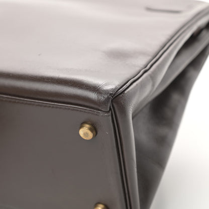 Hermes Box Kelly Retourne 32 Chocolate 11 of 21