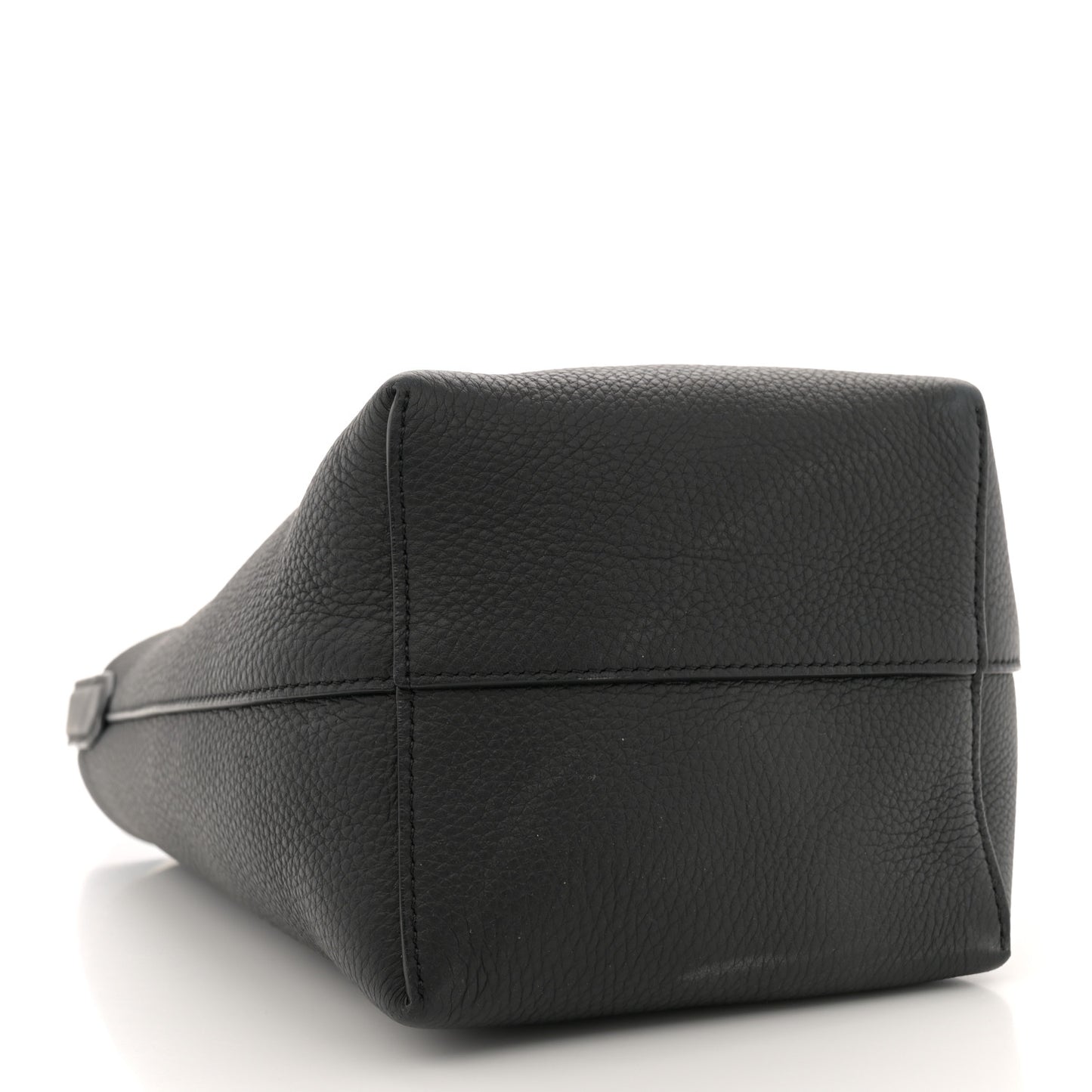 Grained Calfskin Small N/S Park Tote Black