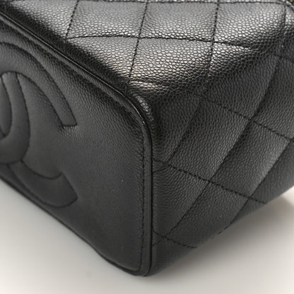 Chanel Caviar Quilted Small Vanity Case With Chain Black 9 of 9