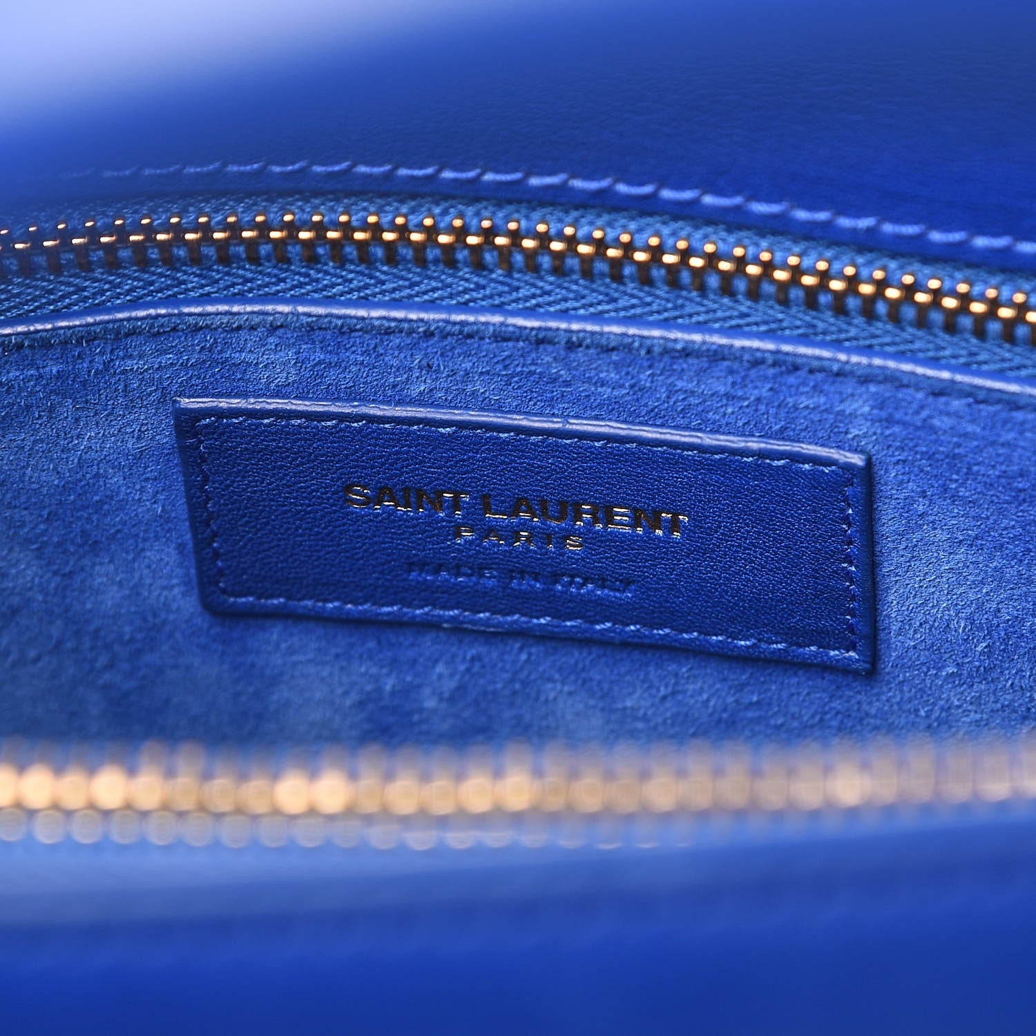 Saint Laurent Calfskin Small Sac De Jour Blue Majorelle 6 of 11