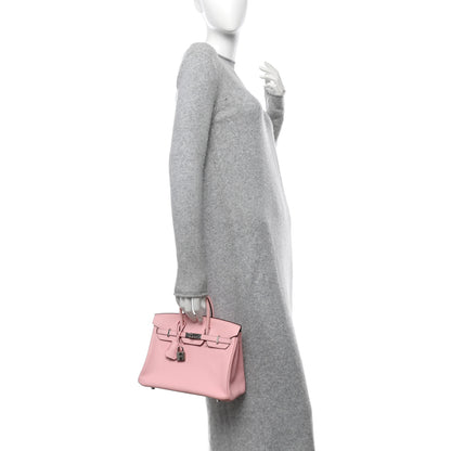 Hermes Swift Birkin 25 Rose Sakura 2 of 12