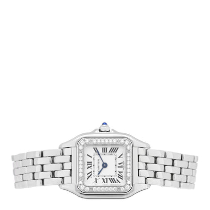 Cartier Stainless Steel Diamond 22mm Panthere Quartz Watch 2 of 5