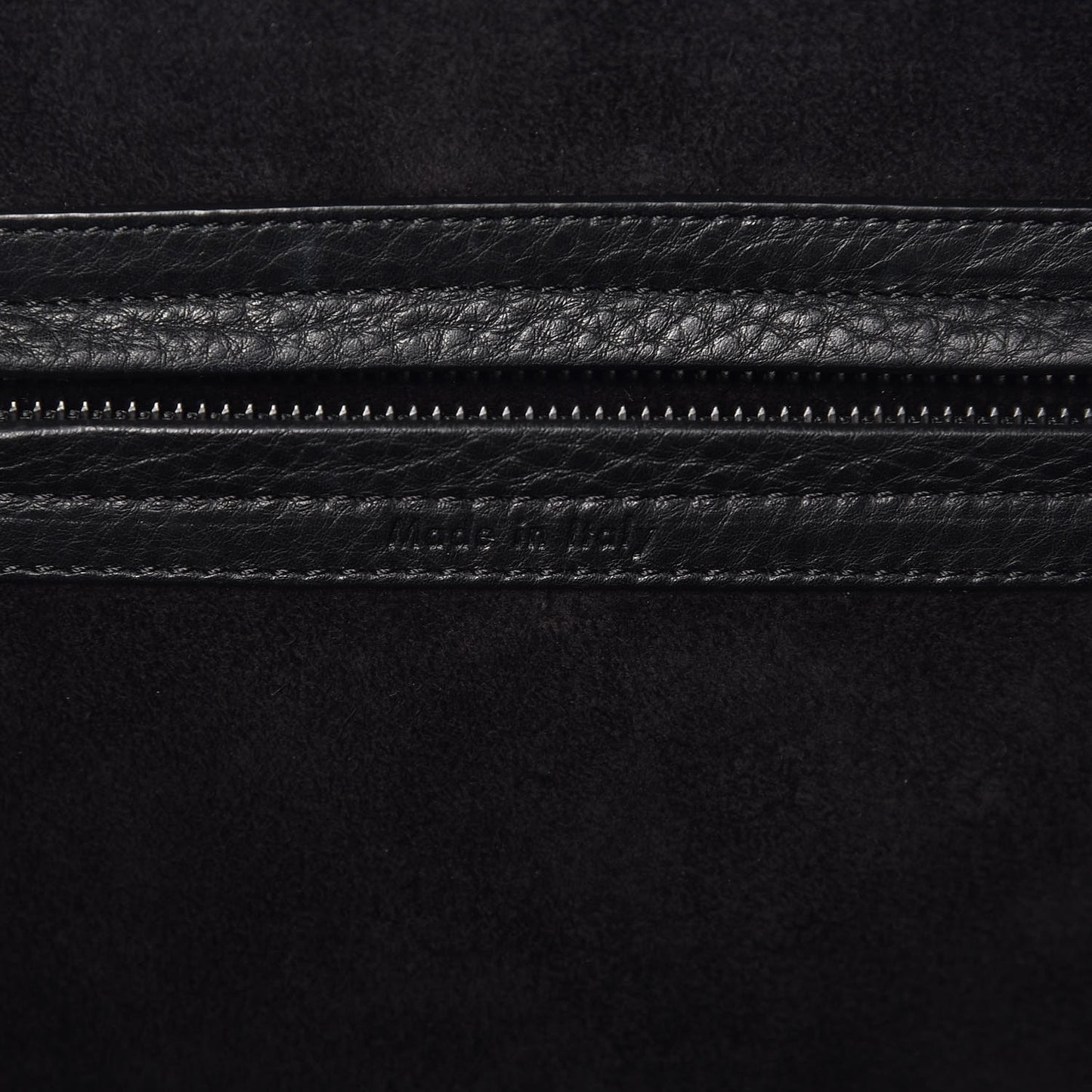 Supple Calfskin Medium Phantom Luggage Black