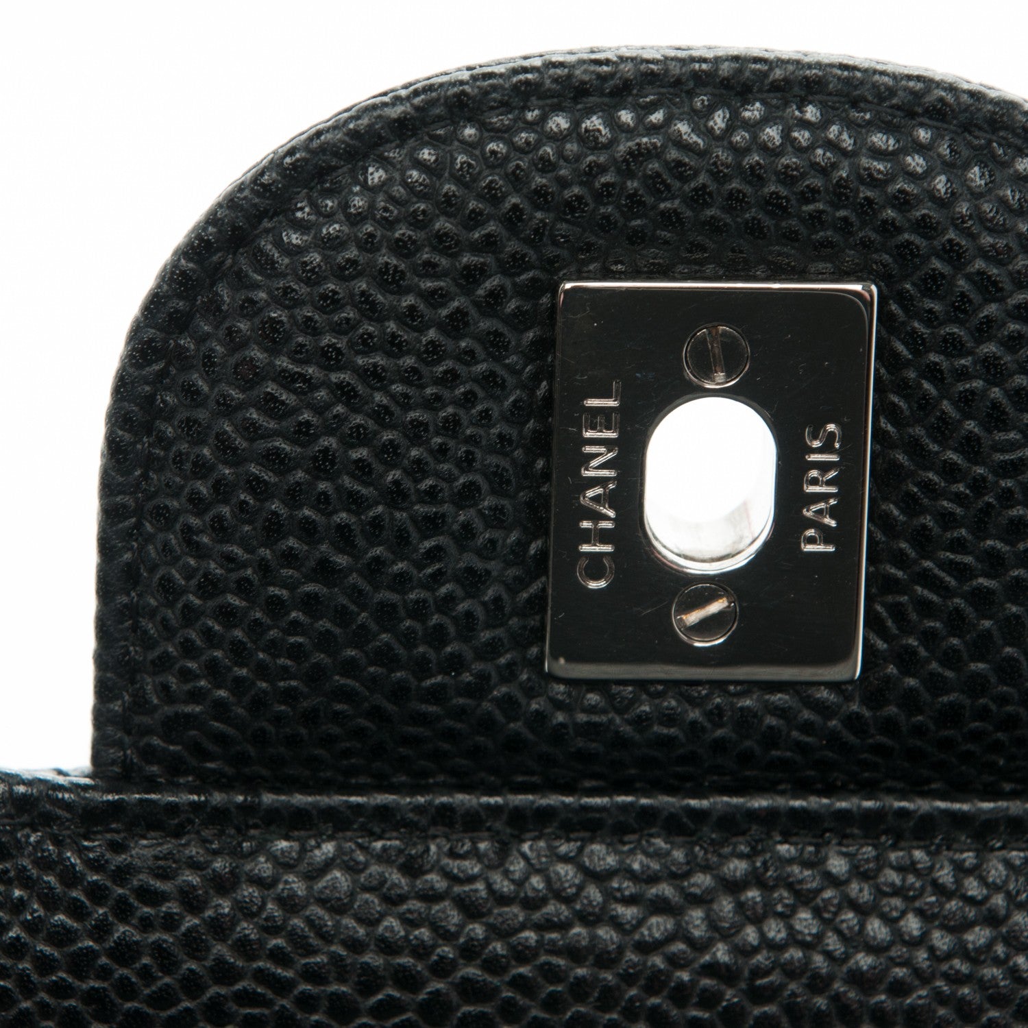Chanel Caviar Quilted Jumbo Double Flap Black 8 of 9