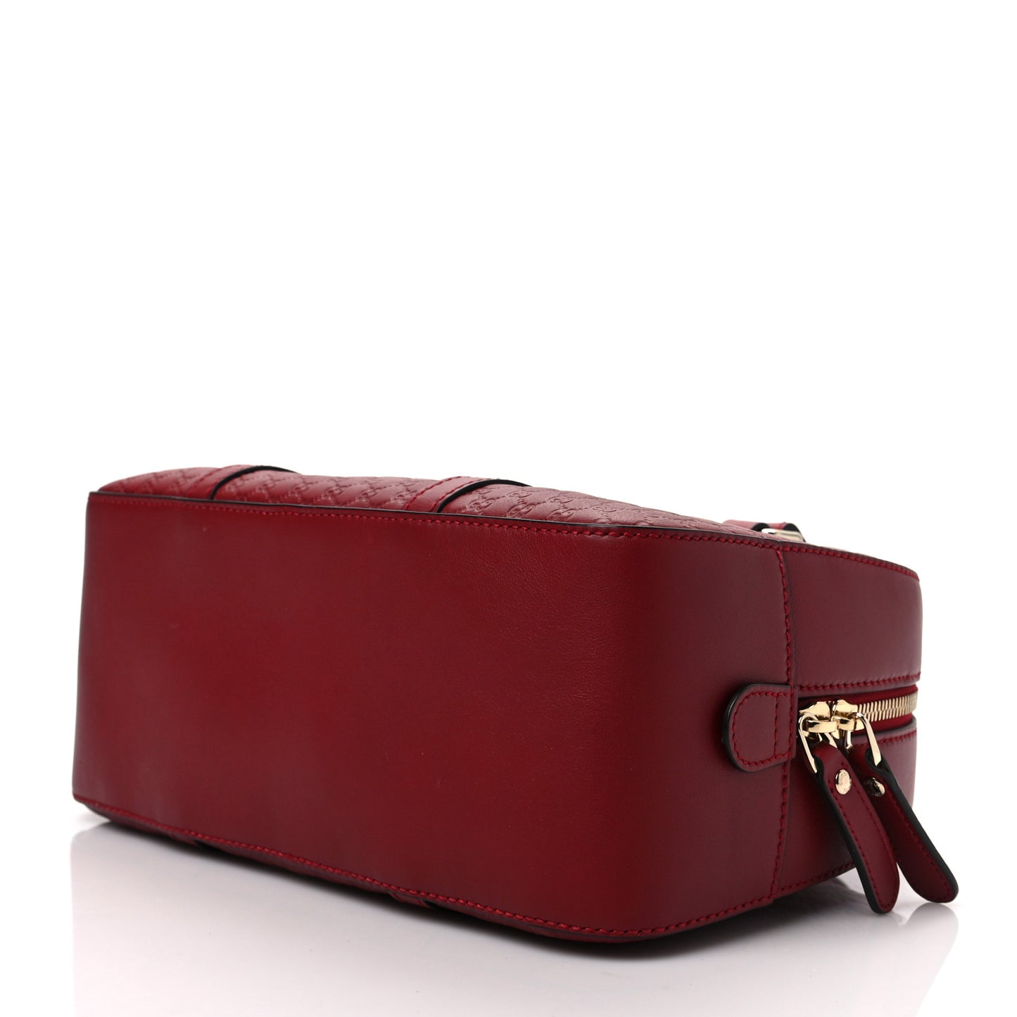 Soft Microguccissima Medium Crossbody Bag Rosso