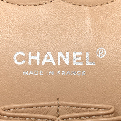 Chanel Lambskin Quilted Medium Double Flap Beige 6 of 11