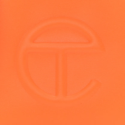 Telfar Vegan Leather Small Shopping Bag Orange 8 of 8