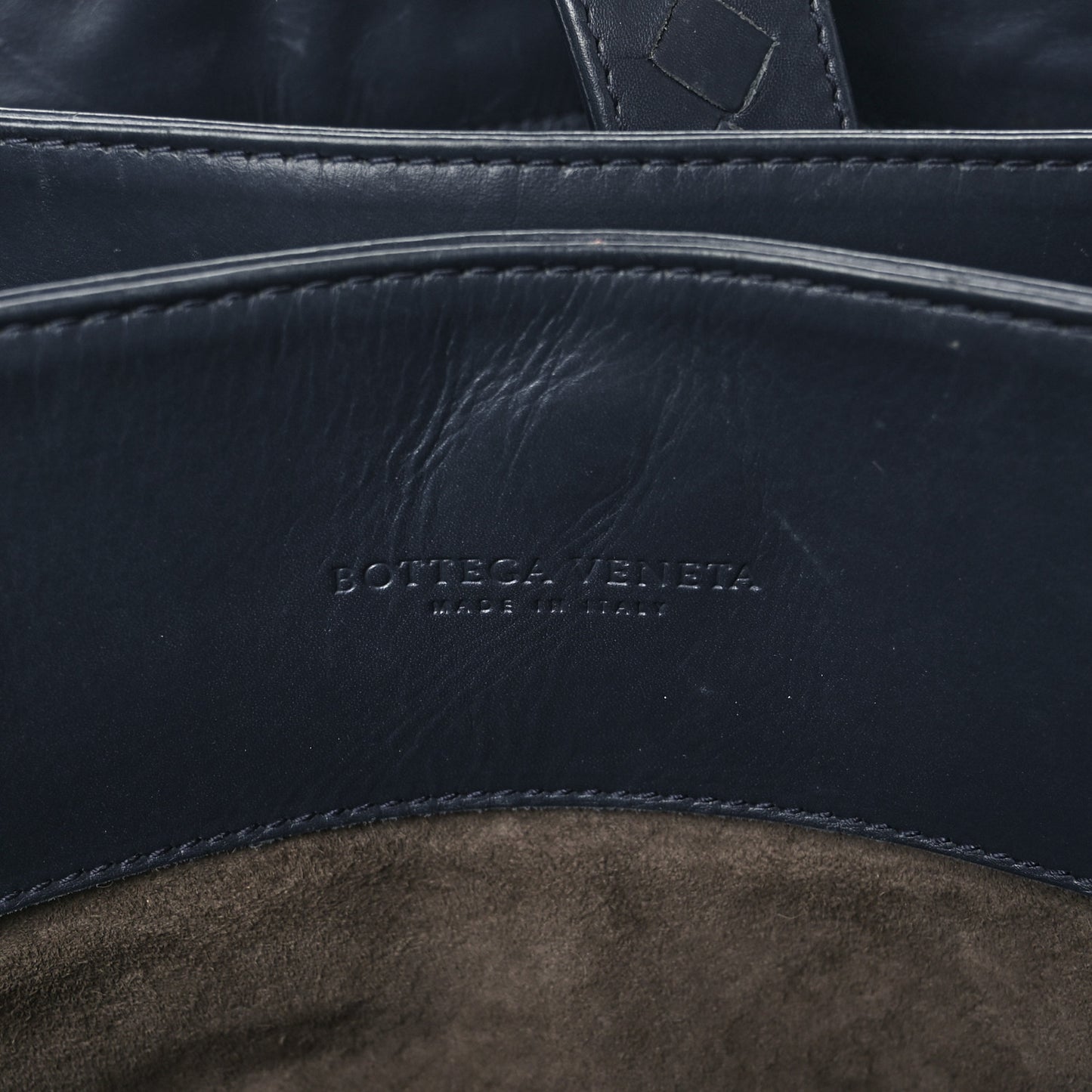 Nappa Intrecciato Medium Roma Tote Atlantic