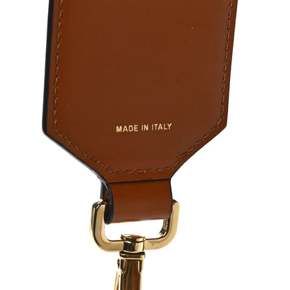 Fendi Ribbon Vitello King Logo Embossed Gingham Woven Adjustable Strap You Panna Black Cuoio 3 of 4