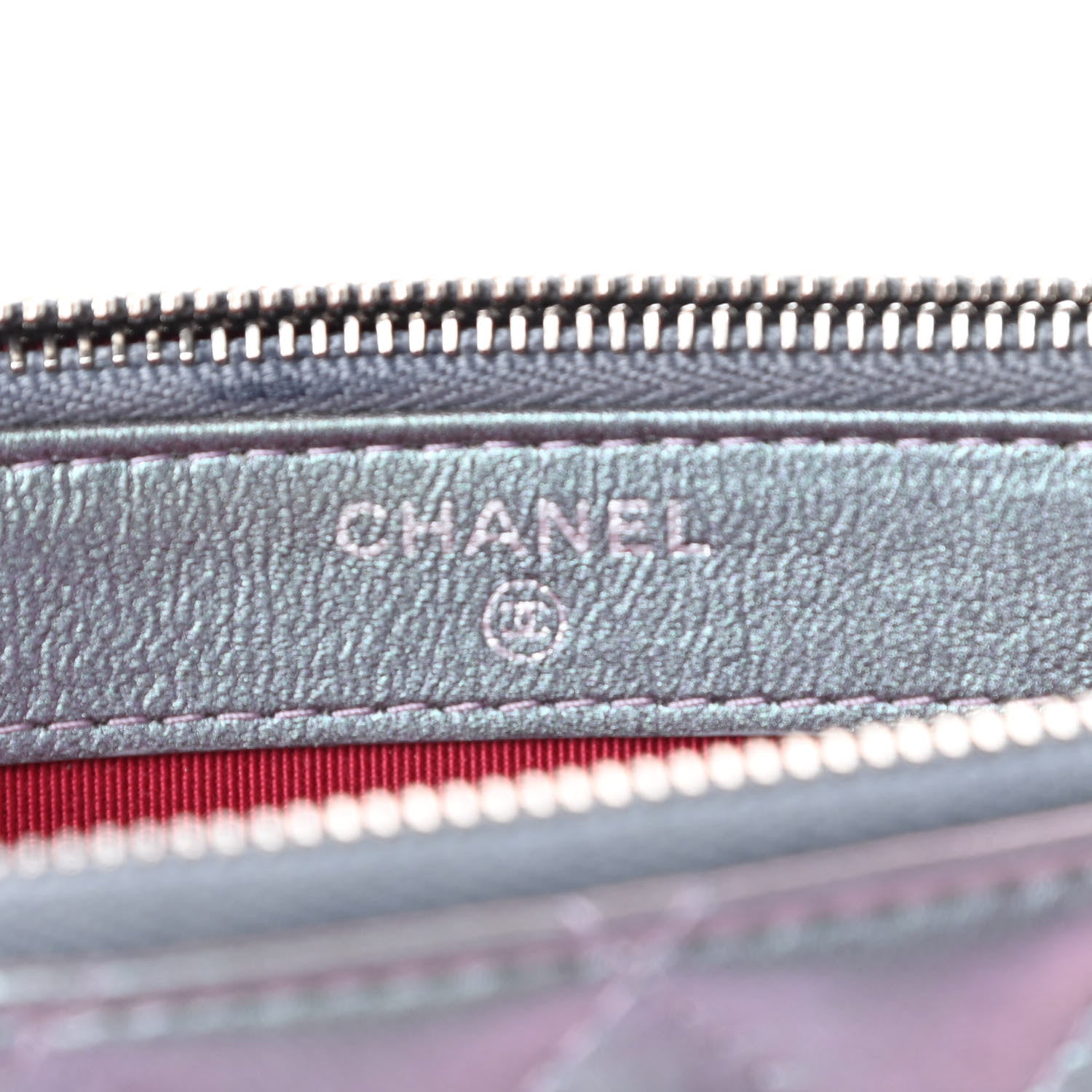 Chanel Iridescent Lambskin Calfskin Quilted Small Gabrielle Clutch With Chain Light Purple 8 of 16