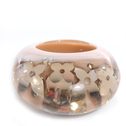 Louis Vuitton LOUIS VUITTON Swarovski Crystal Inclusion Ring 5.5 Beige 1 of 4
