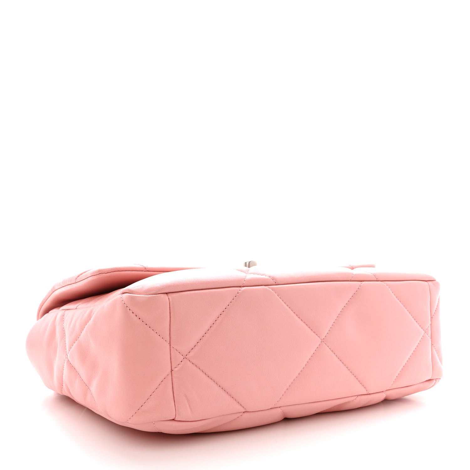 Chanel Lambskin Quilted Large Chanel 19 Flap Light Pink 4 of 10