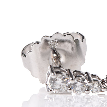 Mikimoto 18K White Gold Diamond Black South Sea Pearl 9mm Morning Dew Earrings 4 of 5