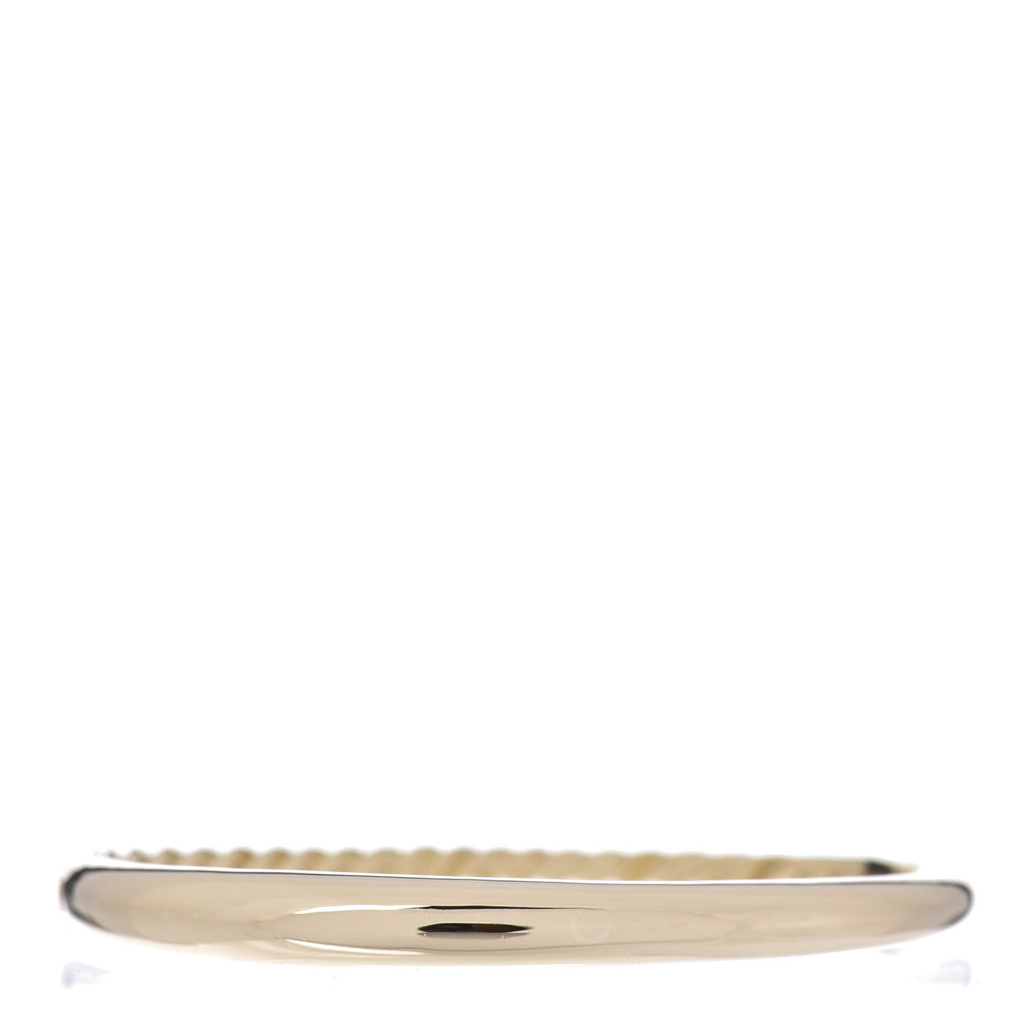 18K Yellow Gold 6.5mm Pure Form Smooth Bracelet