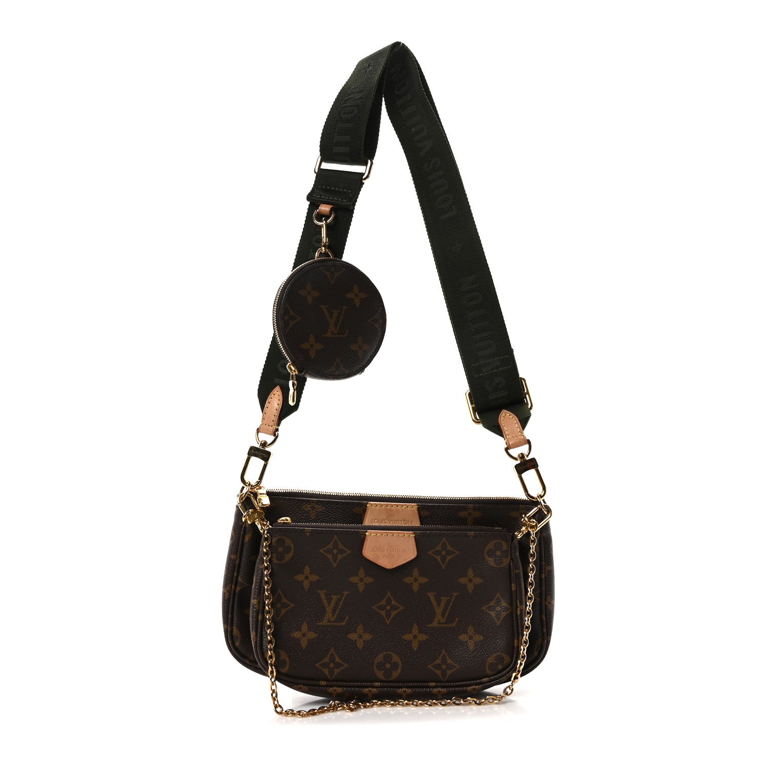Louis Vuitton Monogram Multi Pochette Accessories Kaki 1 of 10