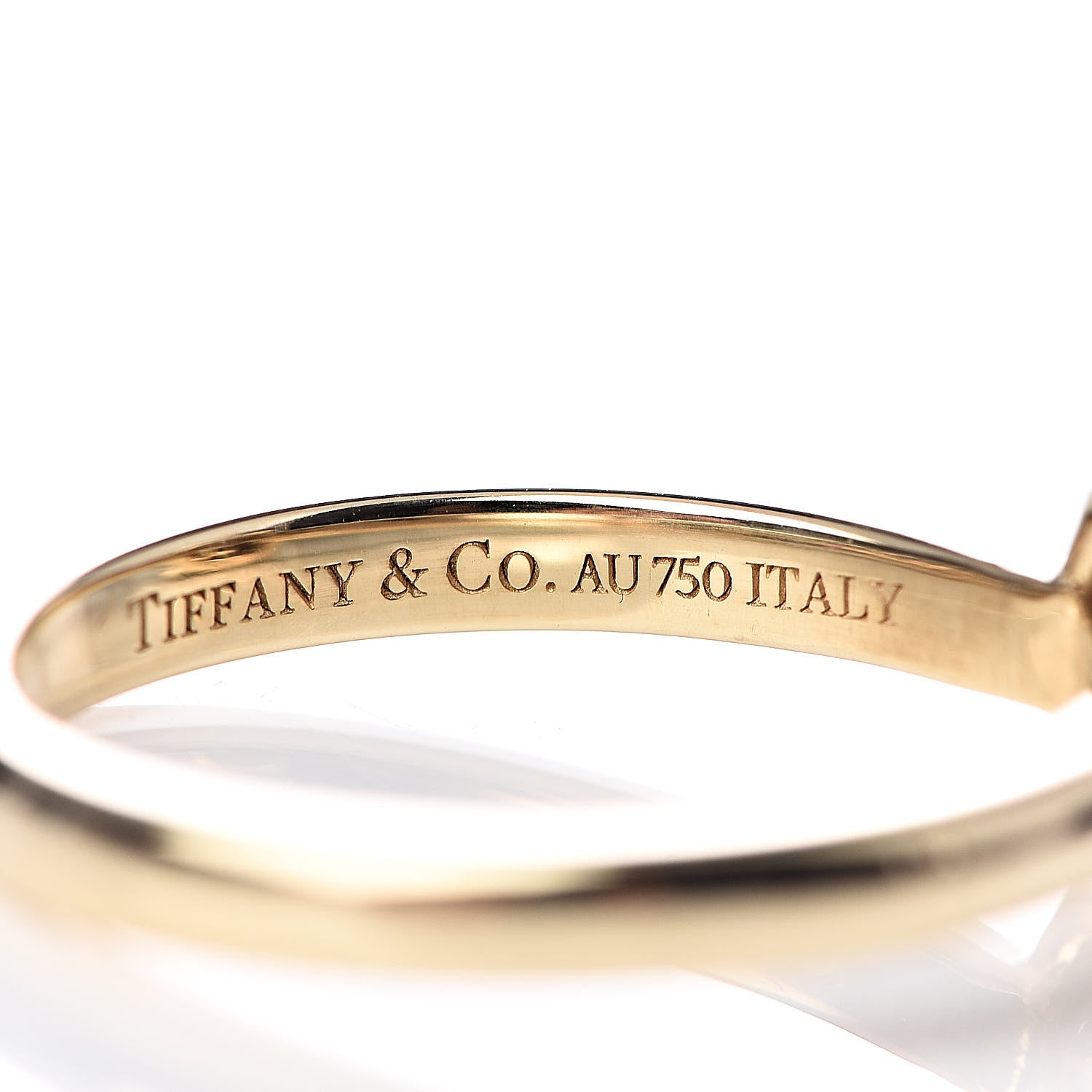 Tiffany 18K Yellow Gold Diamond 7mm Paloma Picasso Sugar Stacks Ring 49 5 6 of 7