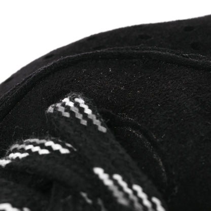 Chanel Suede Goatskin CC Sneakers 39 Black 13 of 15