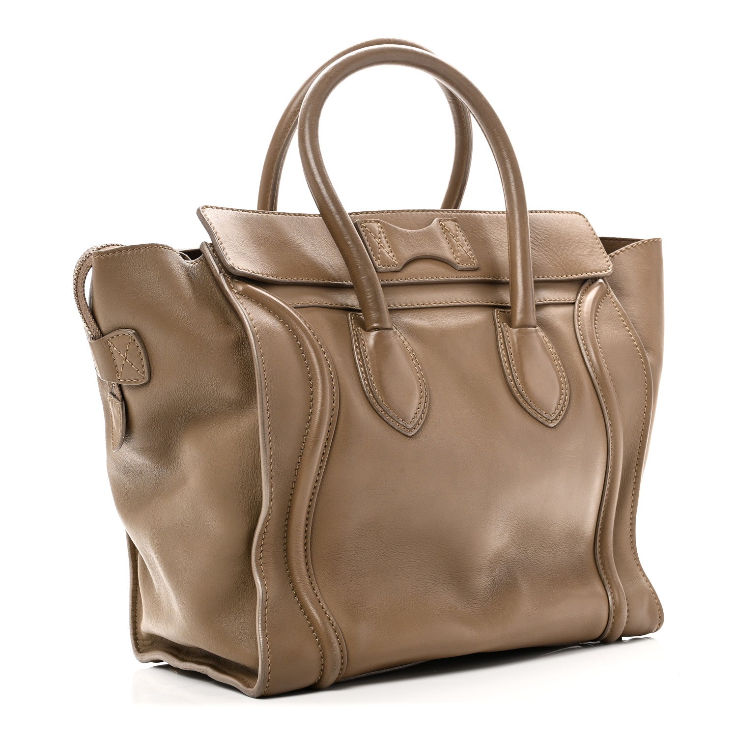 Celine Smooth Calfskin Mini Luggage Camel 3 of 10