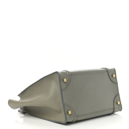 Celine Smooth Calfskin Mini Luggage Almond 4 of 14