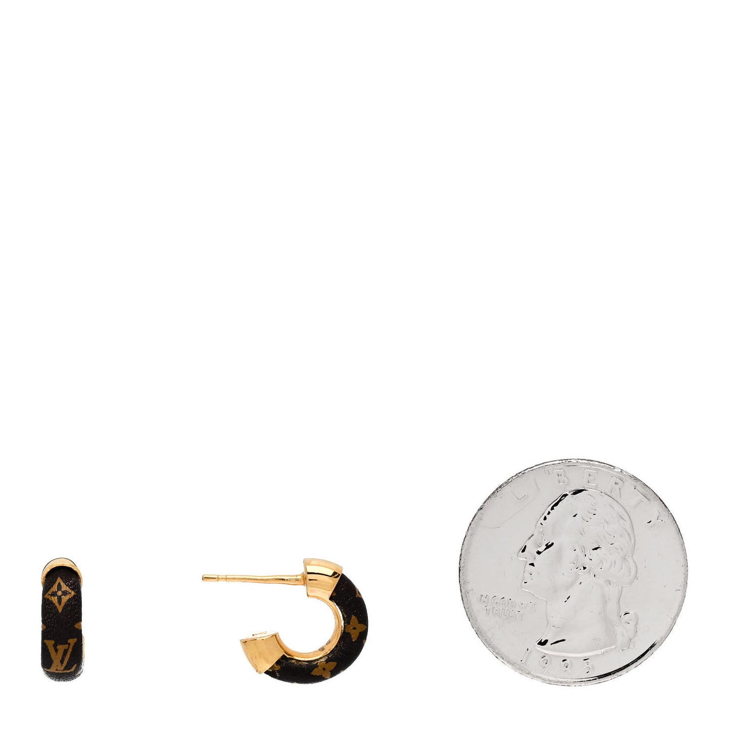 Monogram Wild Mini Hoop Earrings