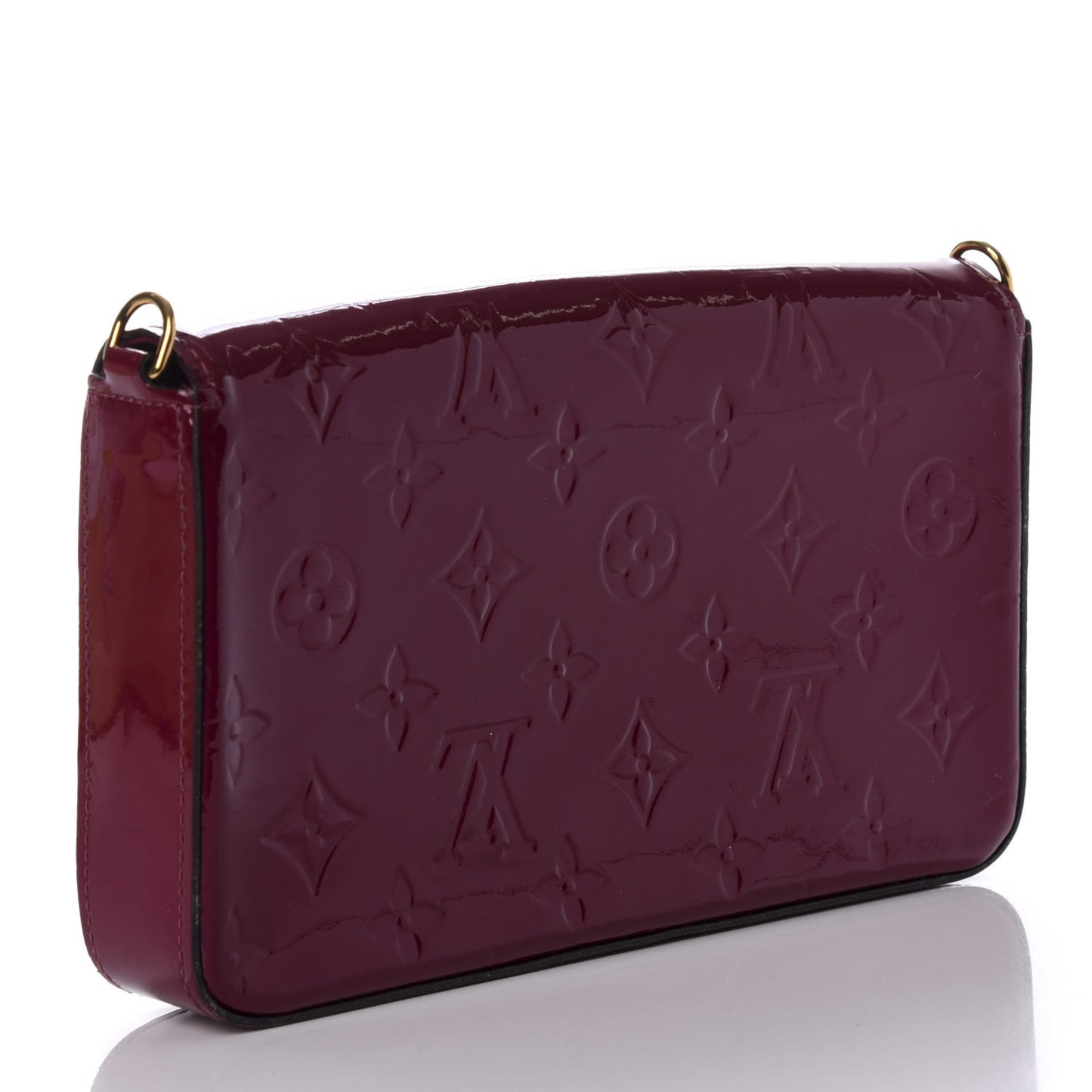 Vernis Felicie Chain Wallet Magenta