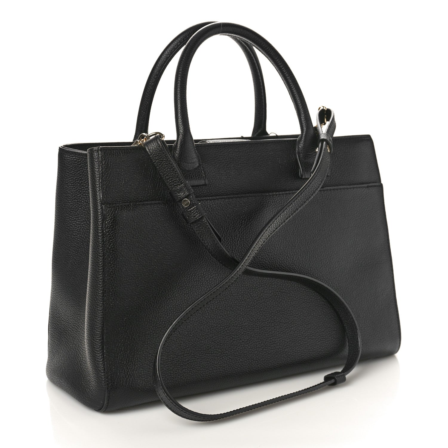 Chanel Grained Calfskin Small Neo Executive Shopper Tote Black 3 of 9