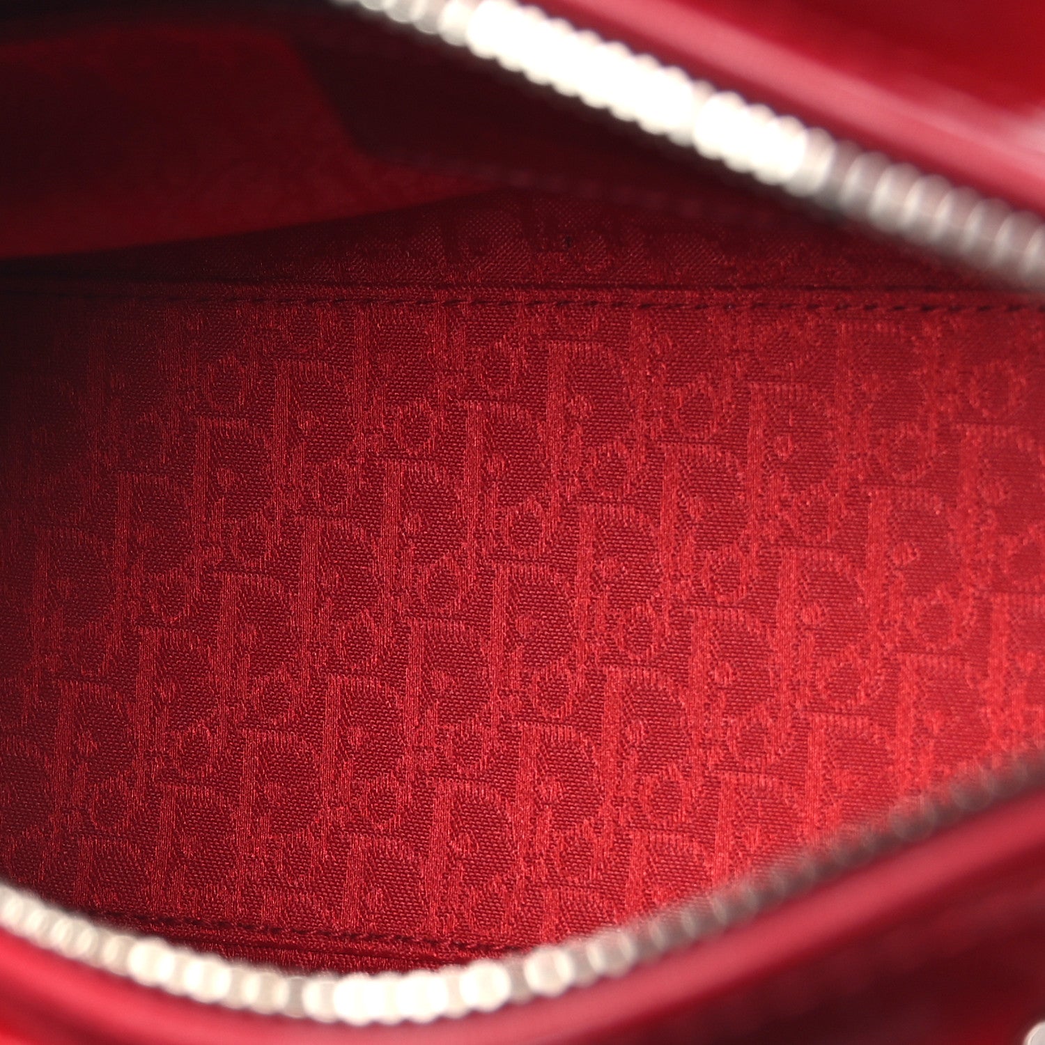 Christian Dior Patent Cannage Medium Lady Dior Red 4 of 8