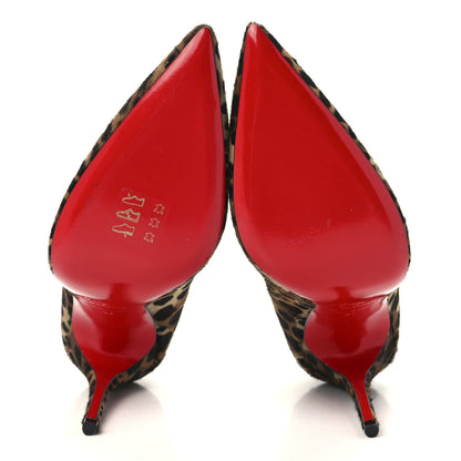Christian Louboutin Jaguar Pony Hair So Kate 120 Pumps 37 Brown 5 of 7