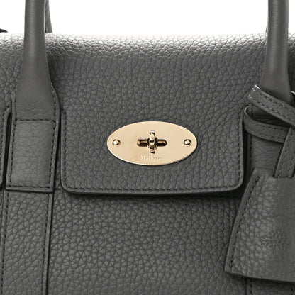Mulberry Classic Grain Small Bayswater Satchel Mole Grey 7 of 10