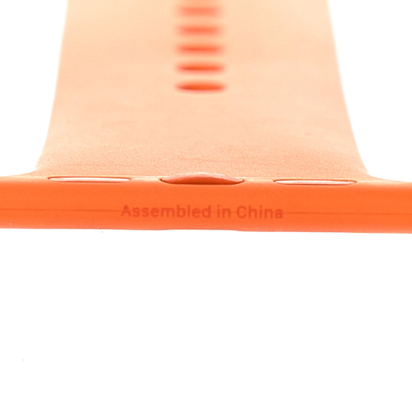 Silicone 42mm Apple Sports Watch Single Tour Band Orange