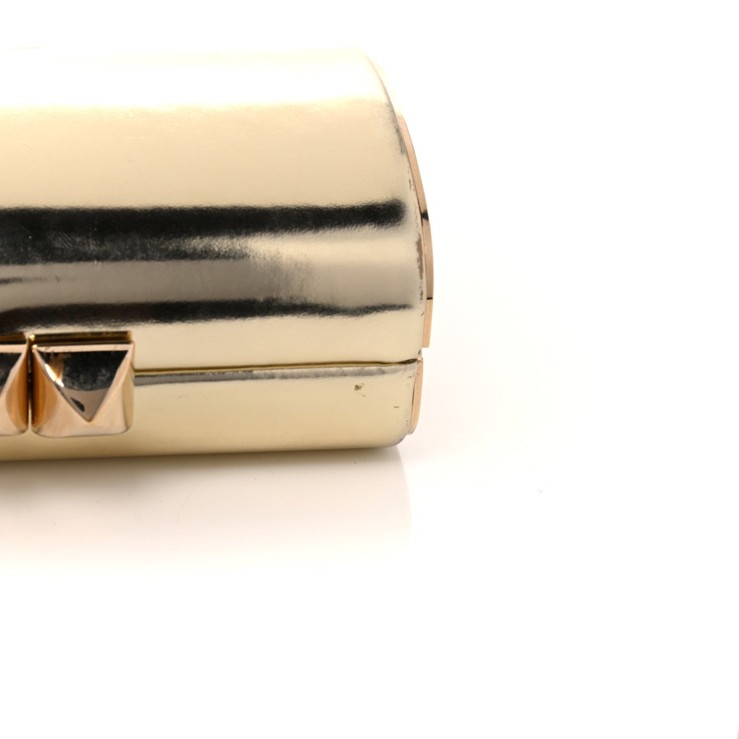 Jimmy Choo Mini Tube Clutch Gold 14 of 16