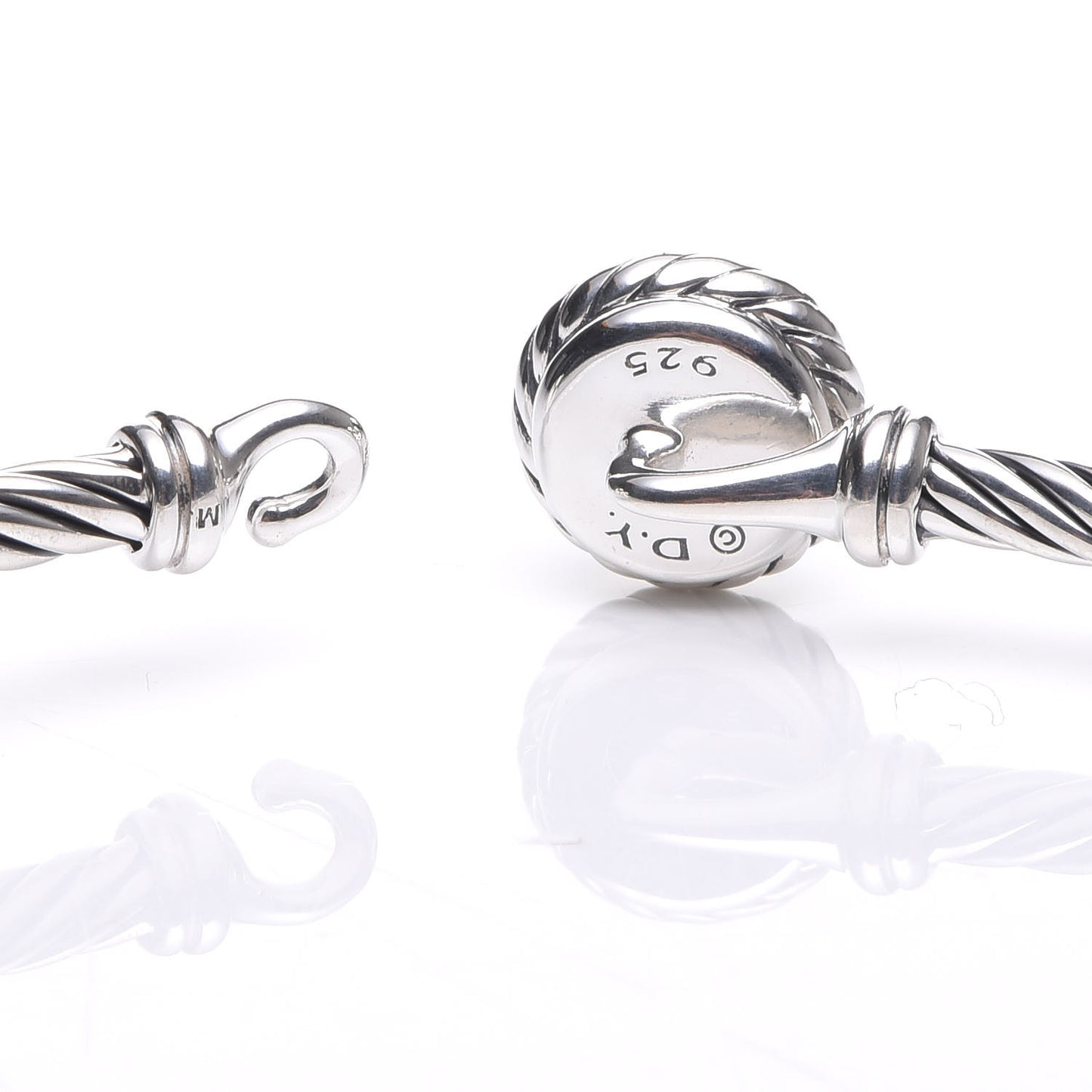 Sterling Silver Blue Topaz 3mm Chatelaine Bracelet