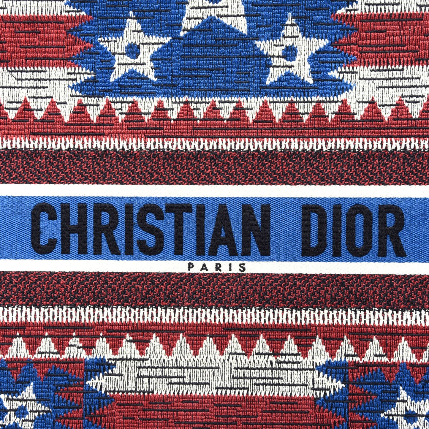 Canvas Embroidered Exclusive US Book Tote Multicolor