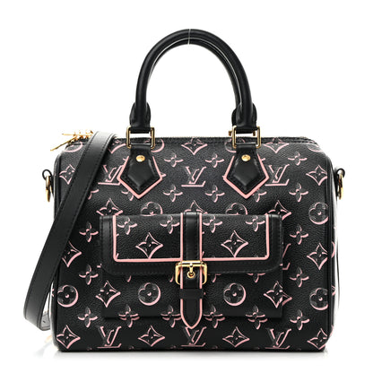 Louis Vuitton Monogram Fall for You Speedy Bandouliere 25 Black 1 of 10