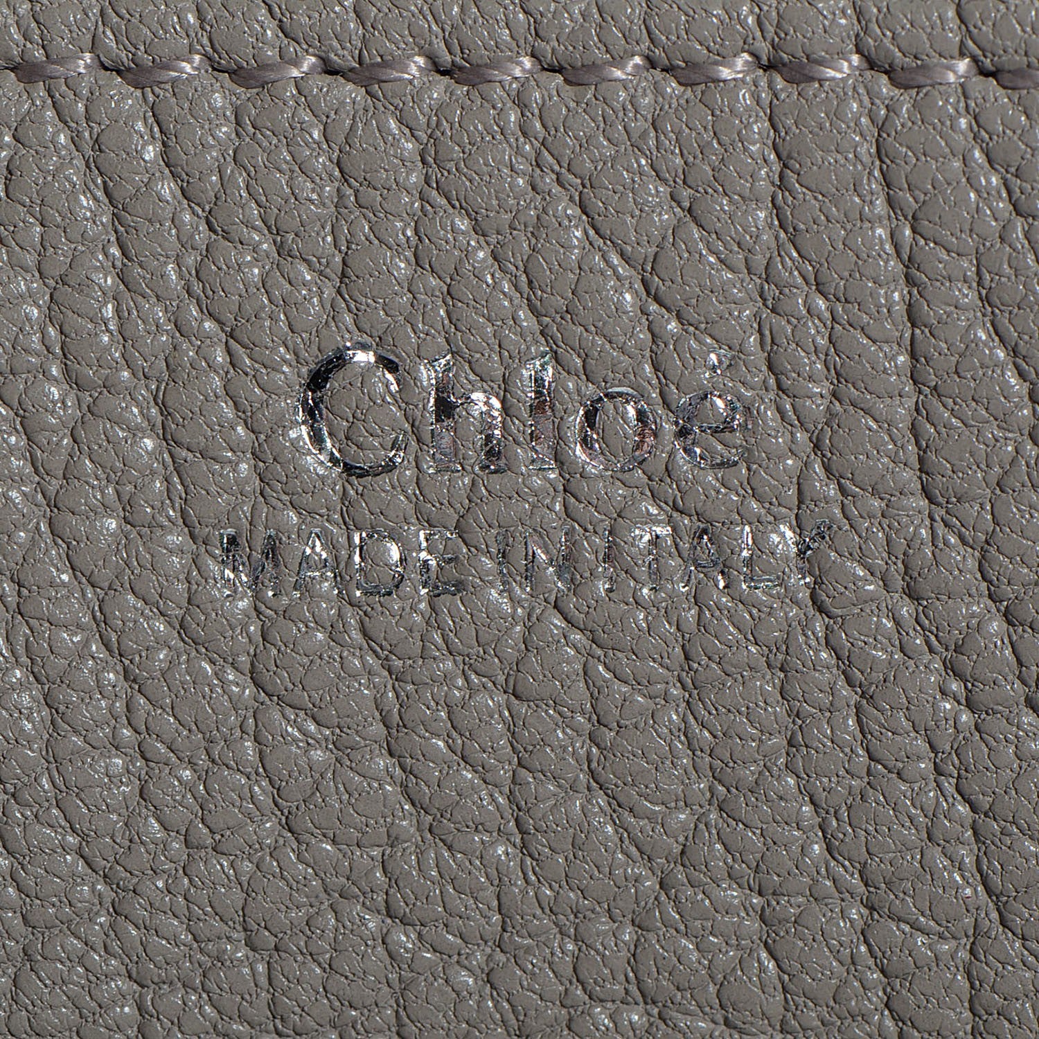 Chloe Grained Lambskin Mini Drew Shoulder Bag Motty Grey 8 of 8