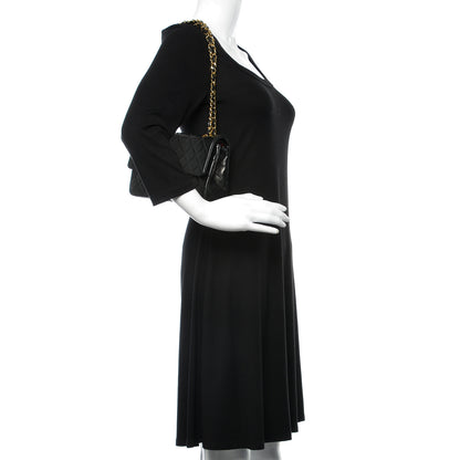 Chanel Lambskin Quilted Small Double Flap Black 2 of 10