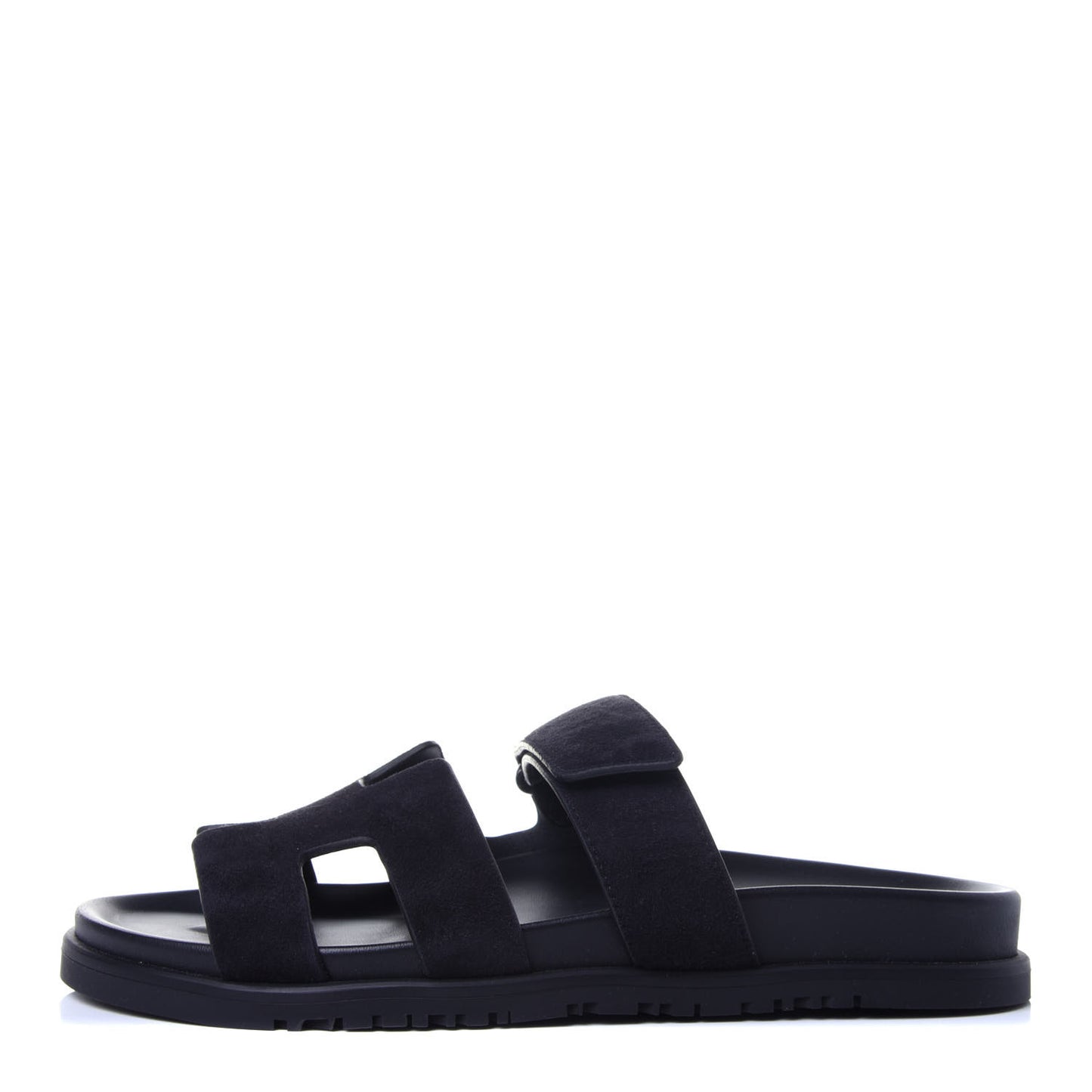 Suede Womens Chypre Sandals 39.5 Black