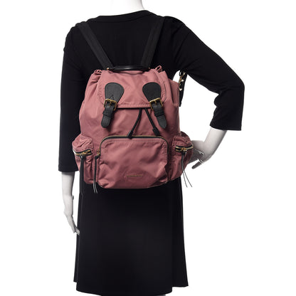 Burberry Nylon Medium Rucksack Backpack Mauve Pink 2 of 8