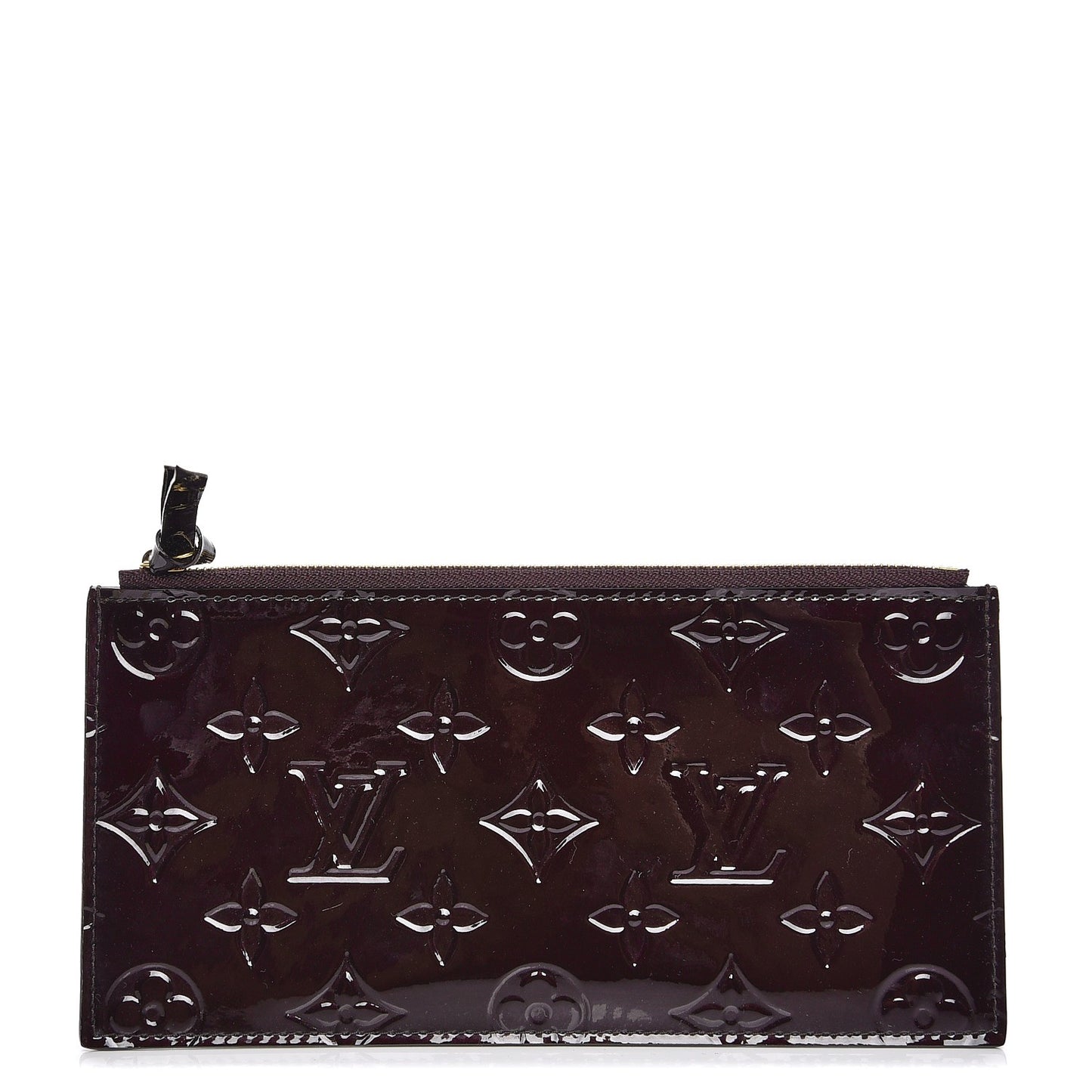 Vernis Felicie Chain Wallet Zippered Insert Amarante