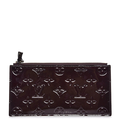 Louis Vuitton Vernis Felicie Chain Wallet Zippered Insert Amarante 1 of 6