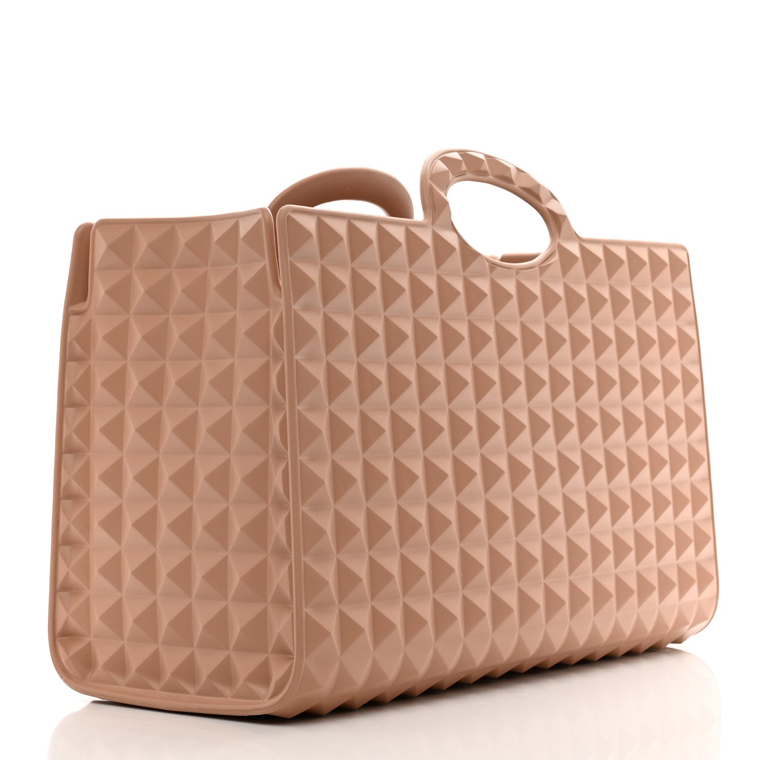 Valentino Garavani Rubber Le Troisieme Tote Rose Cannelle 3 of 8