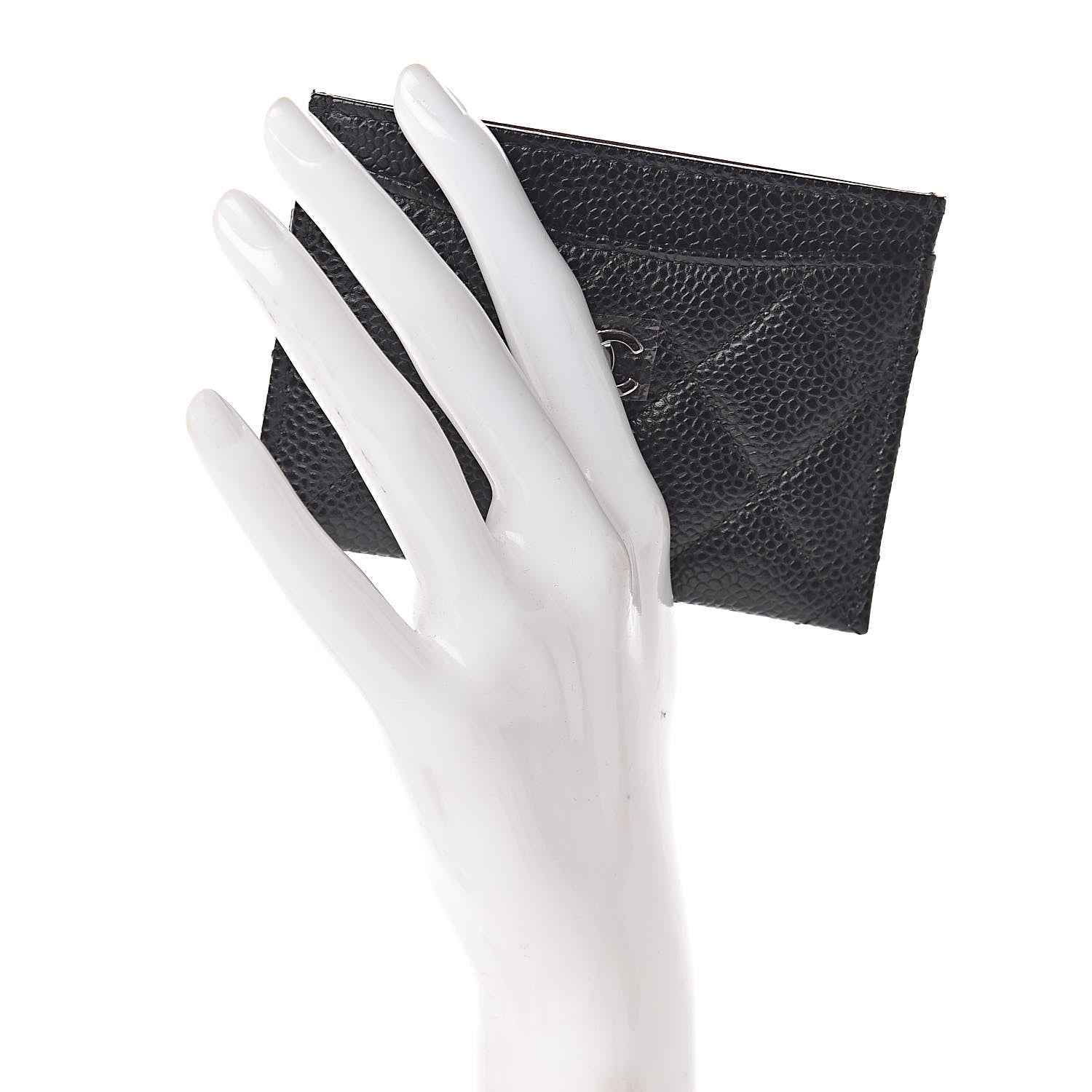 Chanel Caviar Quilted Card Holder Black 2 of 8