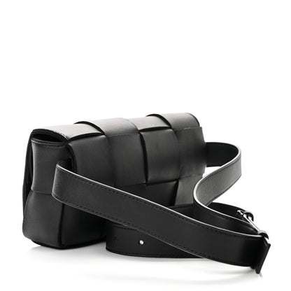Bottega Veneta Nappa Maxi Intreccio The Belt Cassette Bag Black 3 of 9